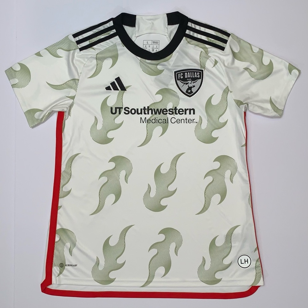 Adidas Women's MLS FC Dallas 2023 Away Soccer Jersey-Size L New